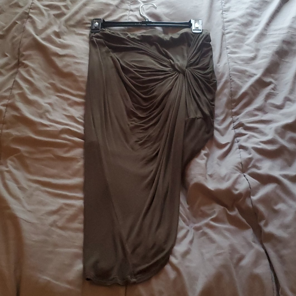 Green skirt